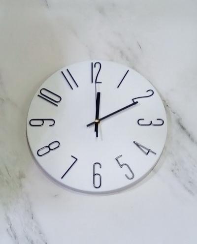 RELOJ P/ PARED SIMIL MADERA 30 CM