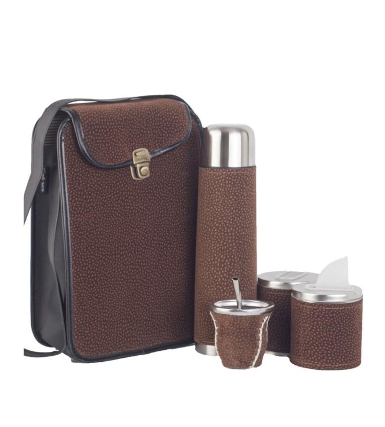 BOLSO MATERO C/TAPA SET X6 C/TERMO C/FUND