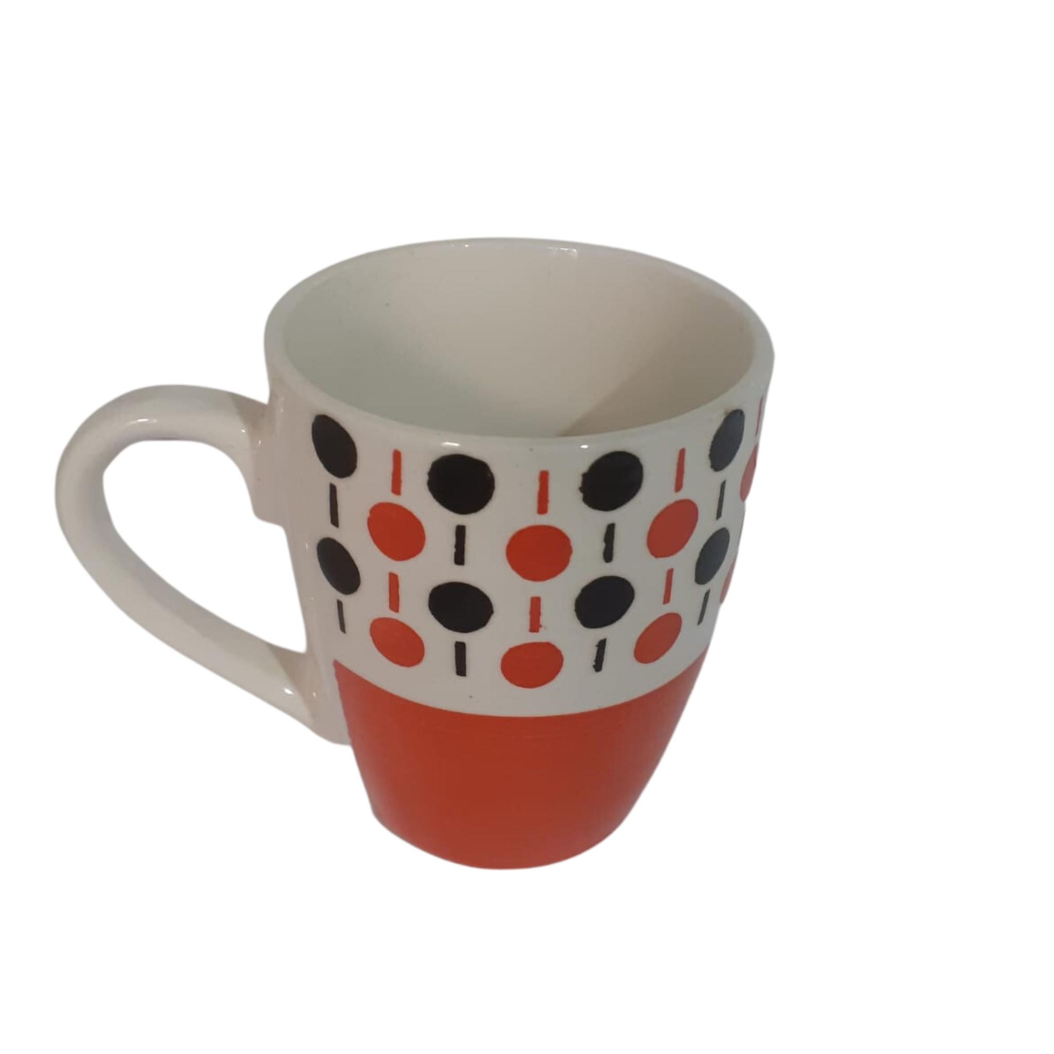 TAZA MUG NARANJA LUNARES