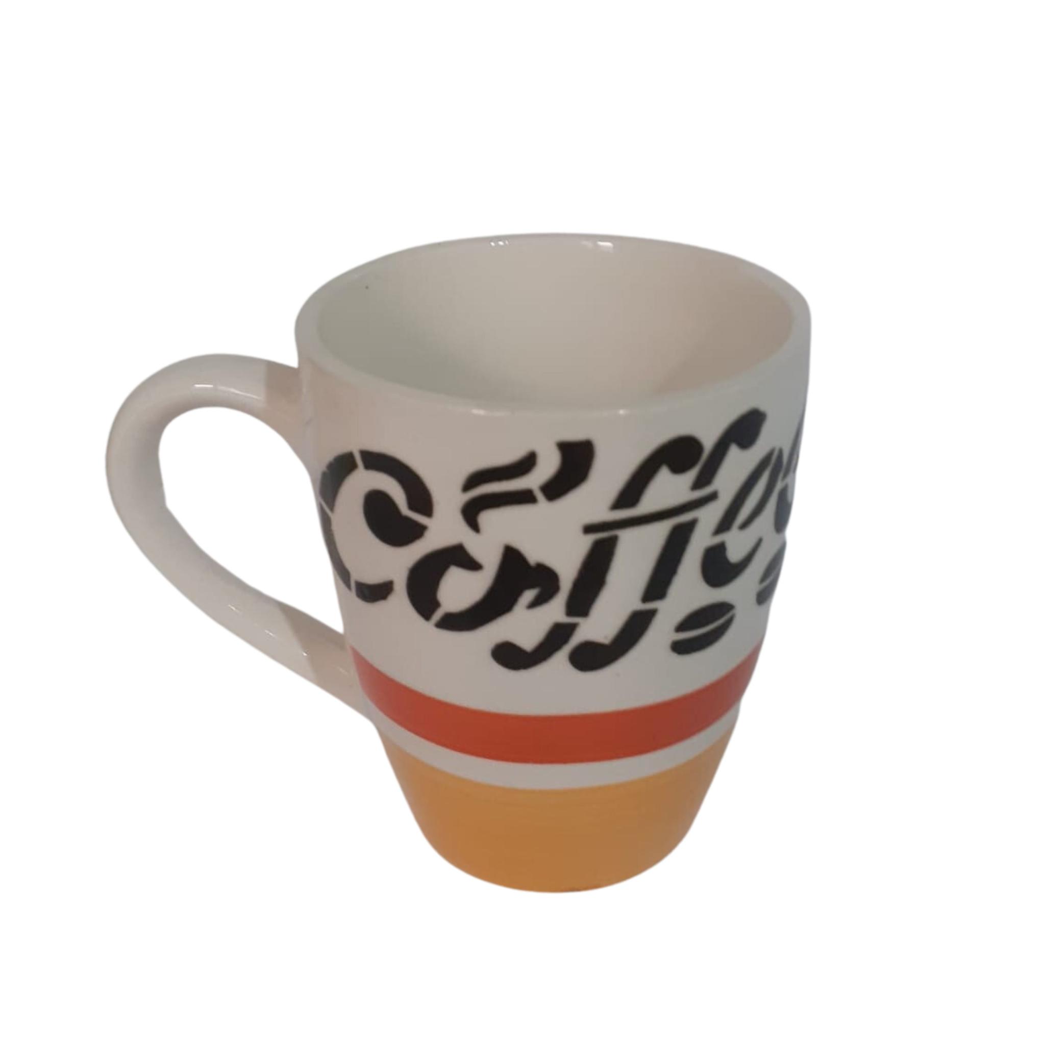 TAZA MUG COFFE BASE AMARILLA