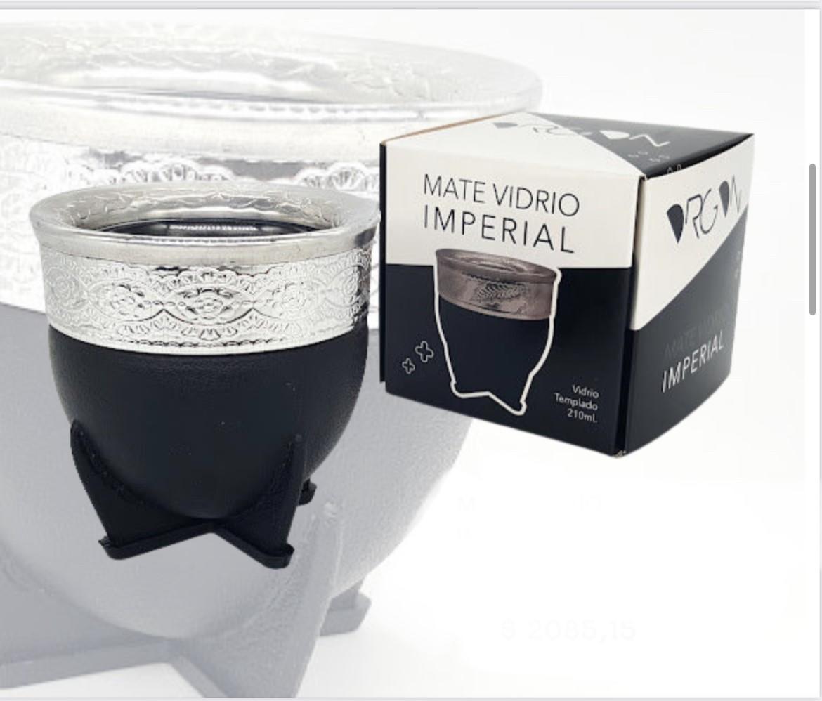 MATE VIDRIO IMPERIAL EN CAJA