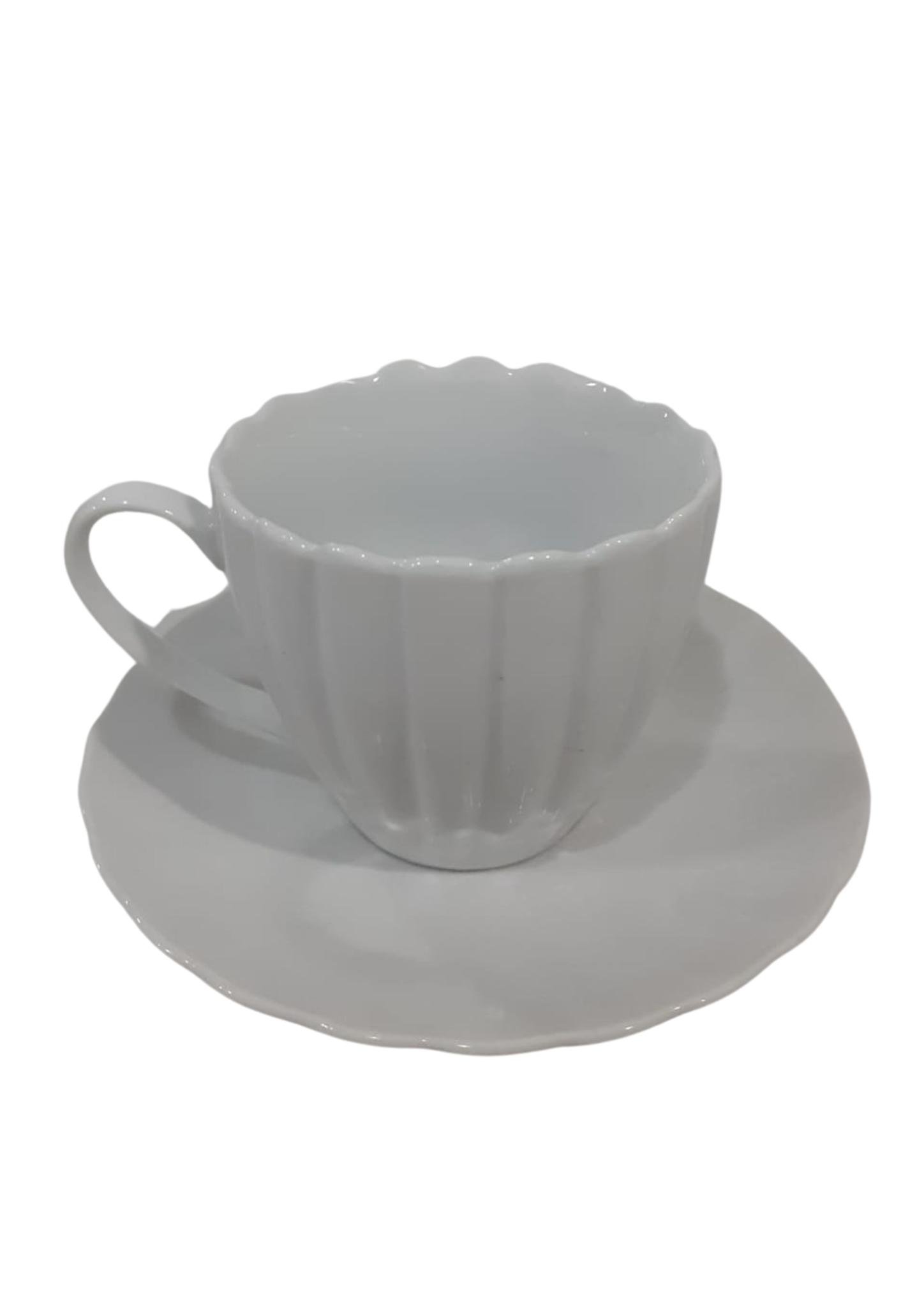 TAZA Y PLATO 150 CC X 6