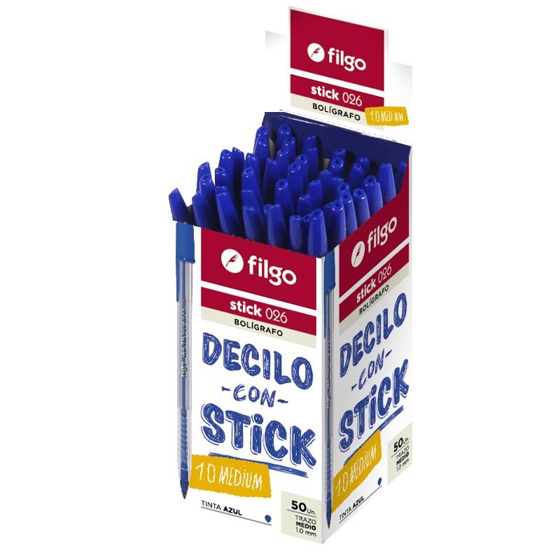 BOLIGRAFO STICK CLASICO 024 1.0 ROJ0