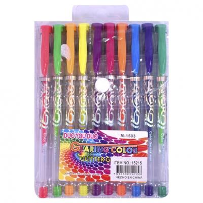 BOLIGRAFO GEL FLUO X 10 ESTUCHE