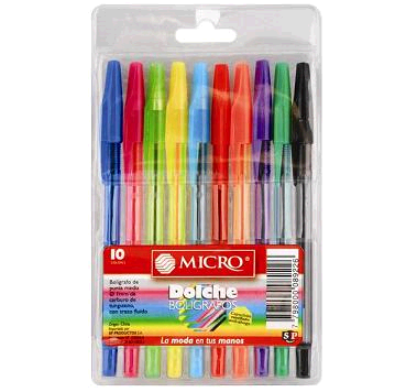 BOLIG MICRO DOLCHE BALL POINT X 10U. (0103019