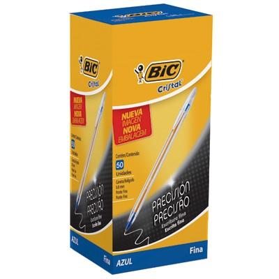 BOLIGRAFO BIC FINE PLUS 0.8 UNIDAD /CAJA AZUL