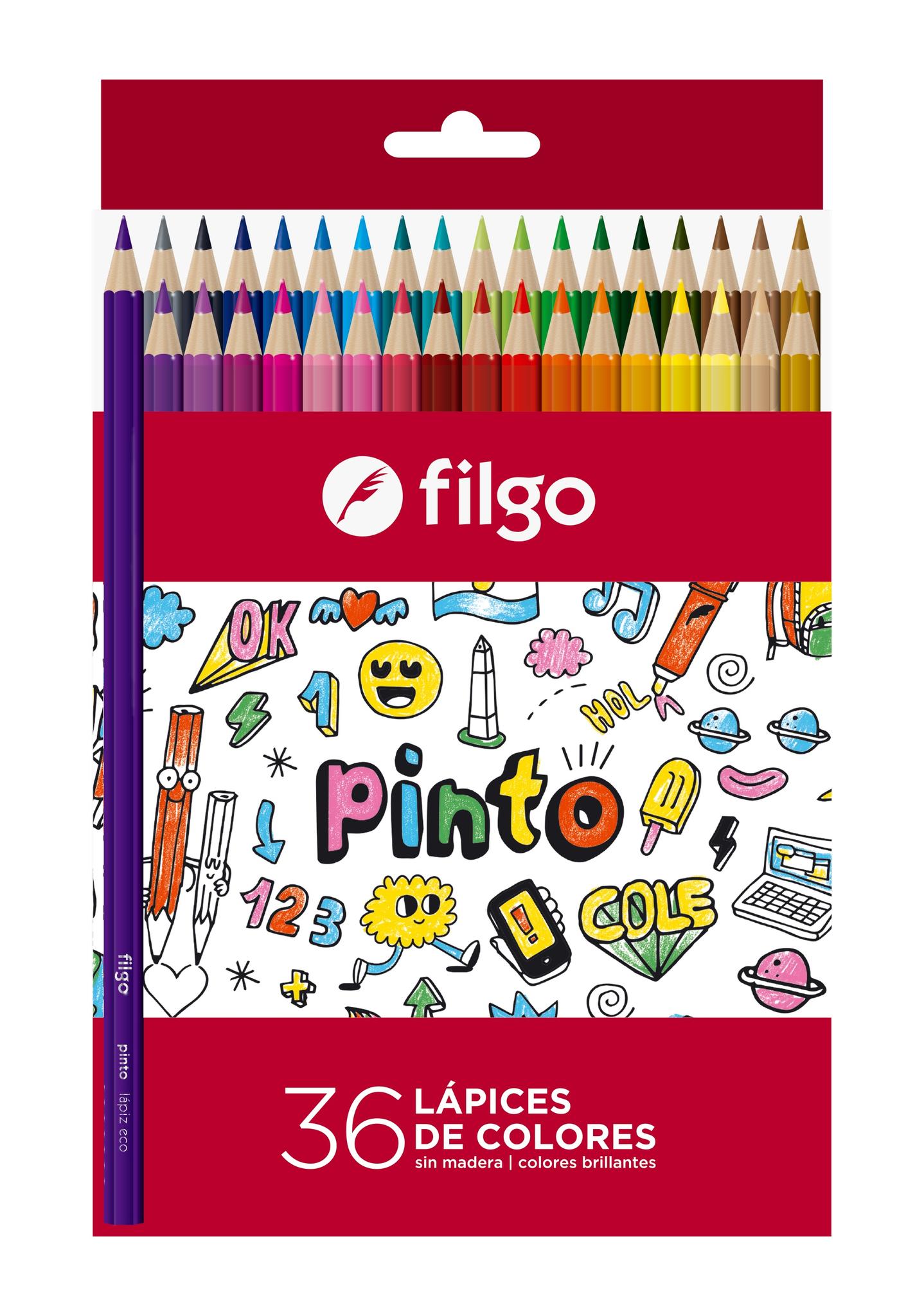 LAPIZ COLOR FILGO X 36U. LARGOS (PN201-E36-SU