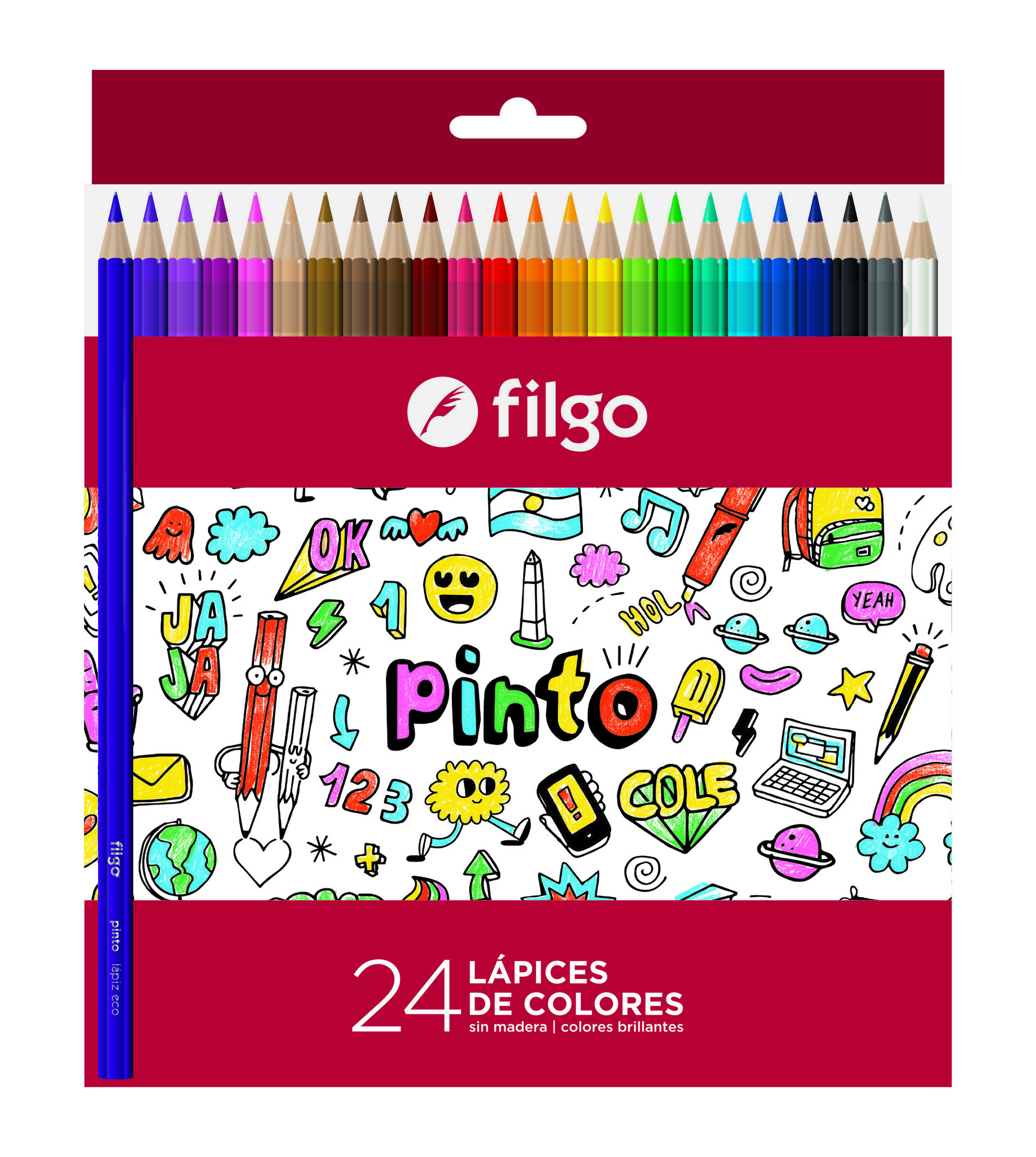 LAPIZ DE COLOR FILGO X24 LARGOS (PN201-E24-SU