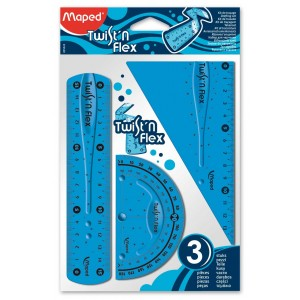 SET GEOMETRIA MAPED TWIST`N FLEXIBLE X3 PIEZA