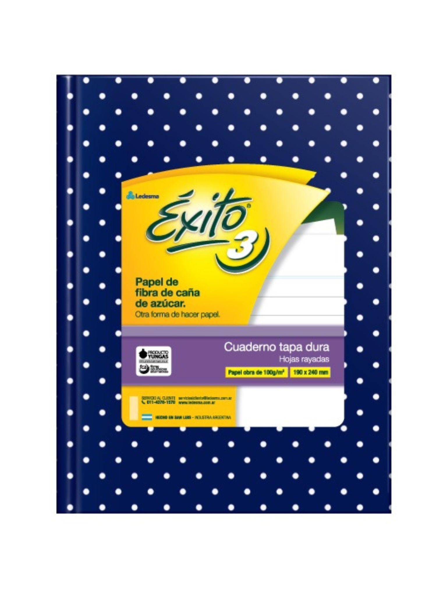 CUADERNO EXITO E3 LUNARES 48 H = AZUL