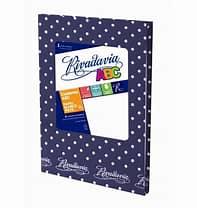 CUADERNO RIVADAVIA ABC LUNARES X50H. = AZUL