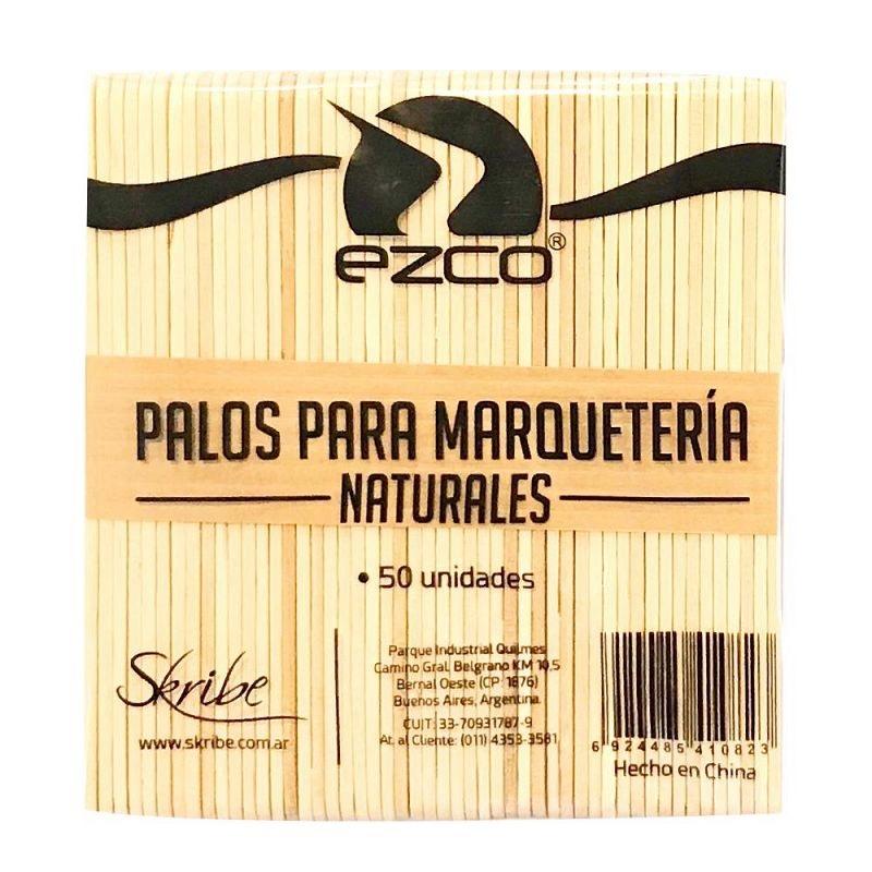 PALITO EZCO HELADO NATURAL X50U.