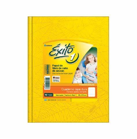 CUADERNO EXITO E1 FORRADO X48H = T/C (A/R/V/A