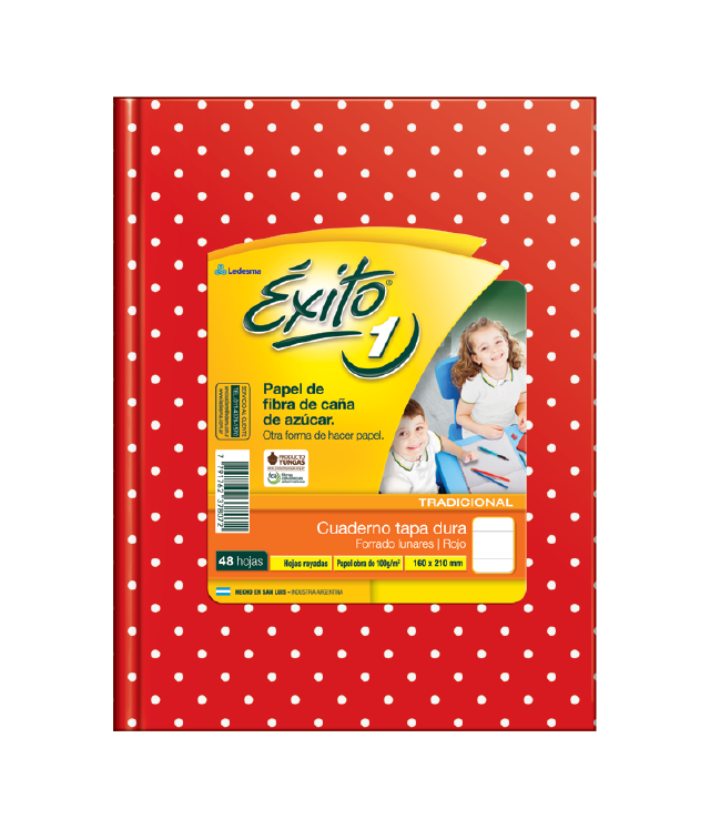 CUADERNO EXITO E1 48HJS LUNAR ROJO