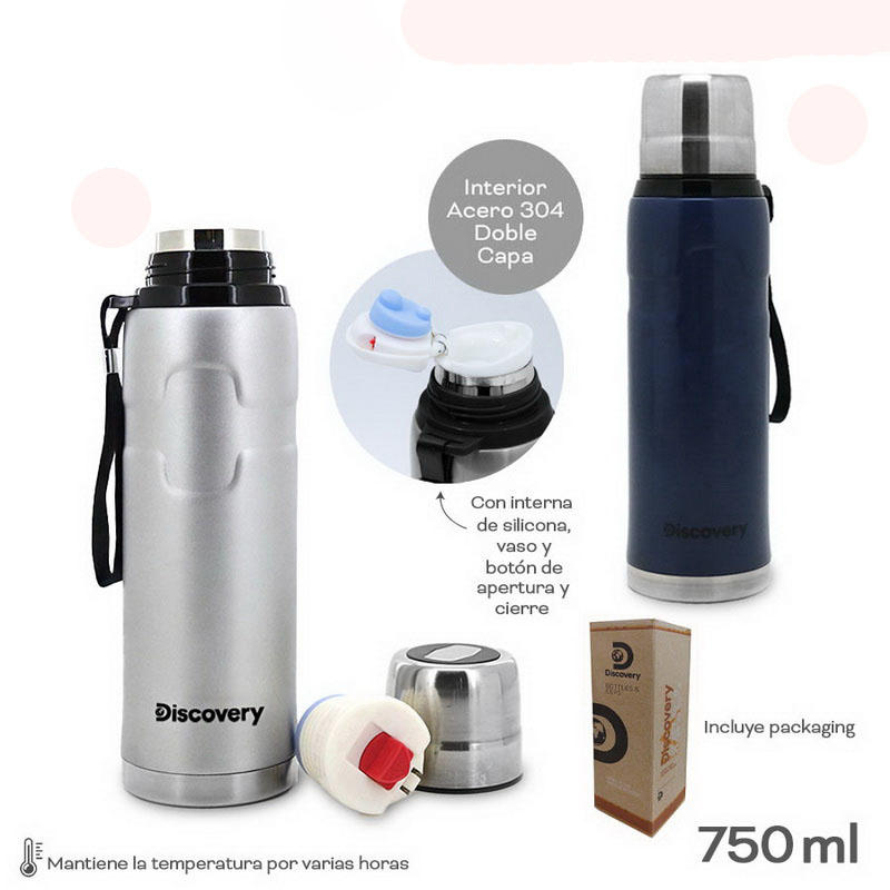 TERMO ACERO DISCOVERY 750ML