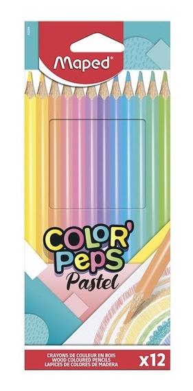 LAPIZ MAPED COLOR PEPS PASTEL X12