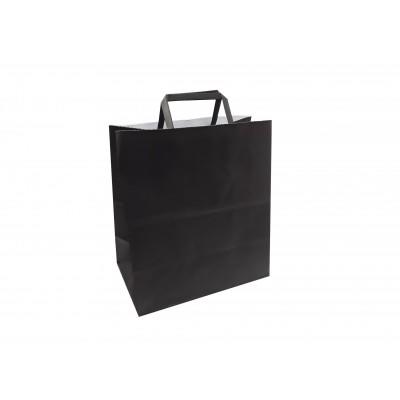 BOLSA PAPEL MADERA ACUARIO CLASSIC NEGRO 26X1