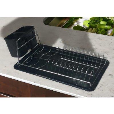 ESCURRIDOR PLATOS NEGRO38X21CM