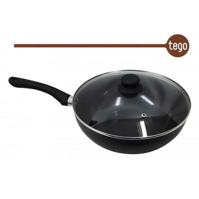 WOK 26X9CM CERAM T/VIDRIO GRIS TEGO