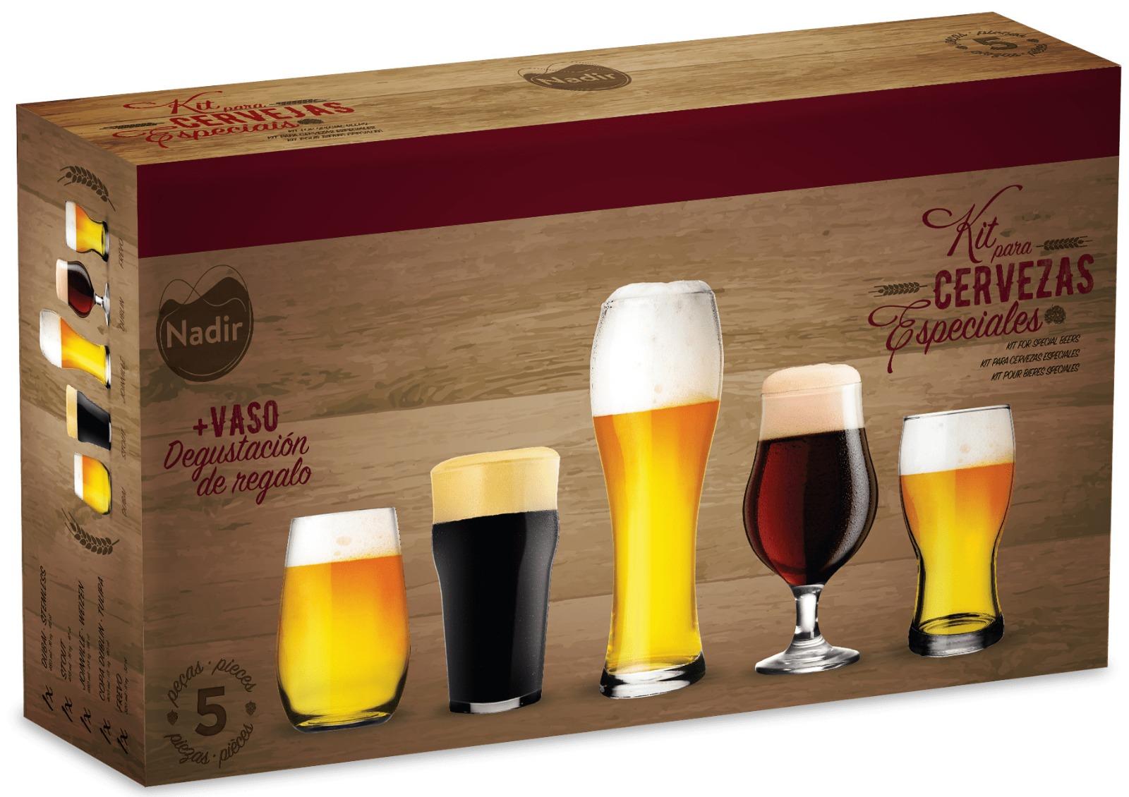 KIT 5 VASOS CERVECEROS