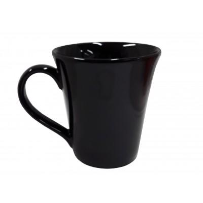 JARRO MUG CERAM. TULIPA 330CC NEGRO