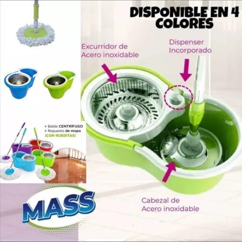 MOPA CENTRIFUGA CON DISPENSER Y REPUESTO