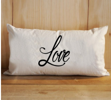 FUNDA ALMOHADON ALMOHADA LOVE 30X60