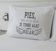 FUNDA ALMOHADA PIES 50X70