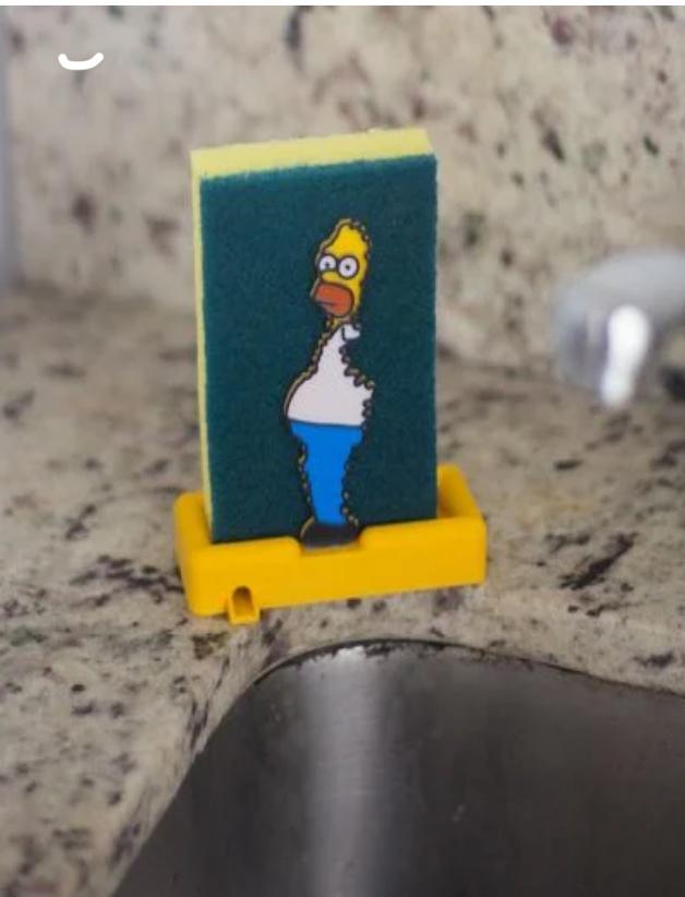 PORTA ESPONJA HOMERO SIMPSONS ARBUSTO