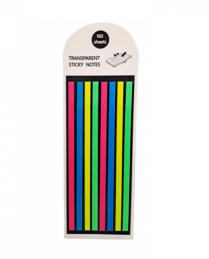 POST IT ALARGADOS NEON -4 COLORES BOLSA