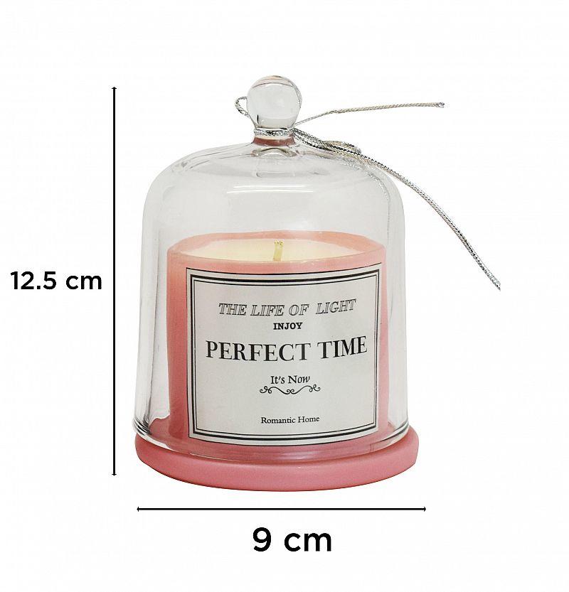 VELA PERFECT TIME 9X12,5CM CON CAMPANA 2 COLO