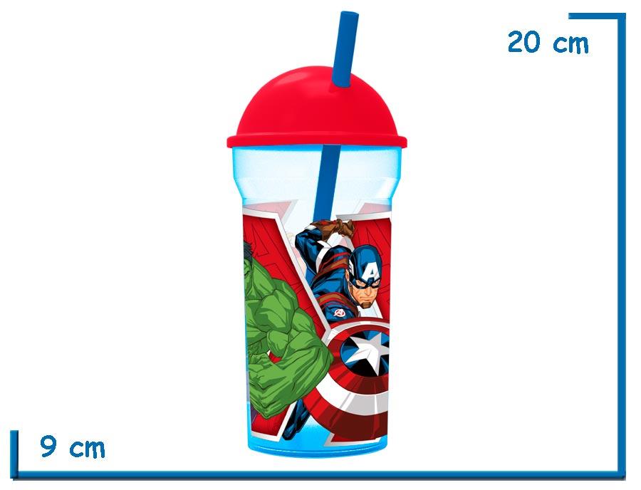 AVENGERS VASO 460 ML TRANSP.