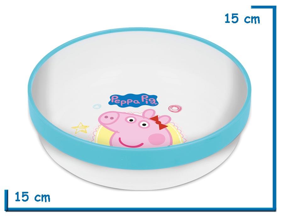 PEPPA PIG BOWL BICOLOR NON-SLIP PREMIUM