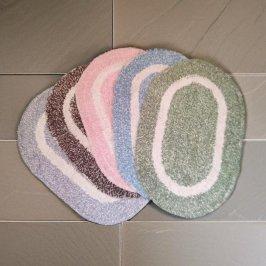 ALFOMBRA P/BAÑO OVAL SURT 50X80 CM