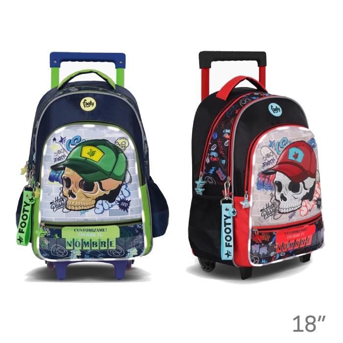 MOCHILA C/ CARRO 18 SKULL