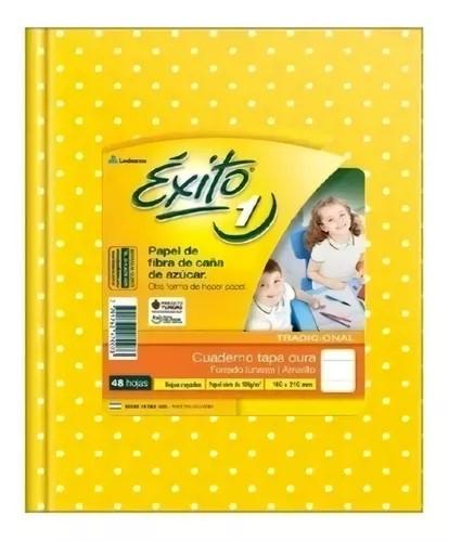 CUADERNO EXITO E1 LUNARES AMARILLO 48H  =