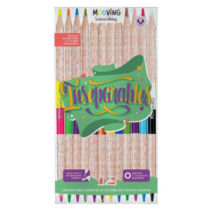 COLORING - LAPICES BICOLORES X 12