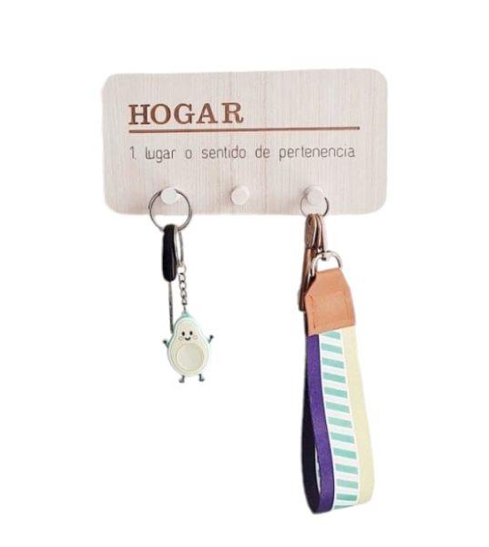 CUELGA LLAVE X 3 RECTANGULAR