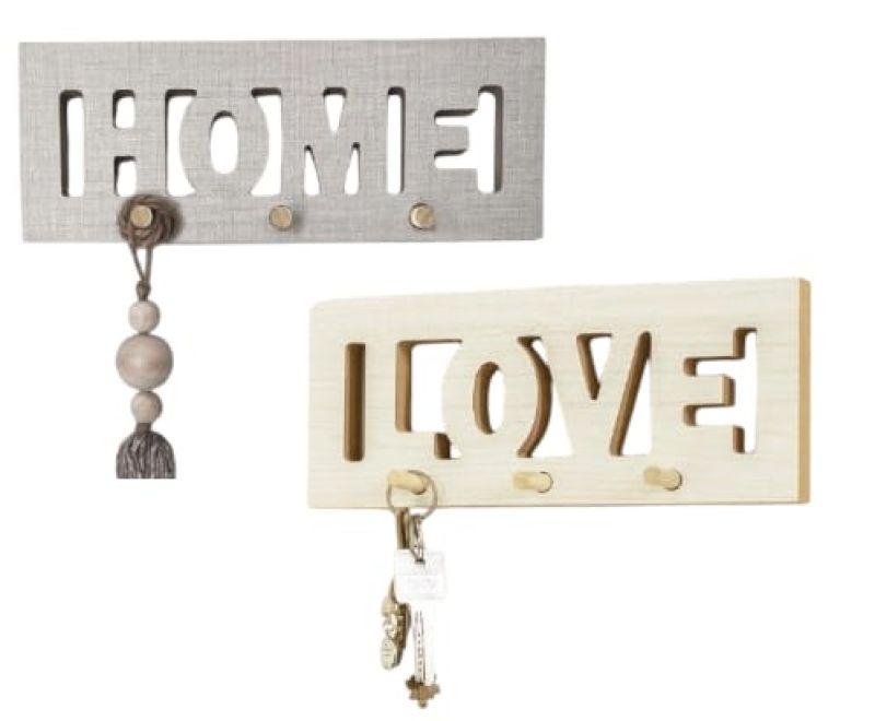 PORTA LLAVE X3 CALADO HOME / LOVE