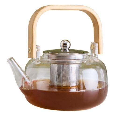 TETERA DE VIDRIO Y BAMBU C/ INFUSOR.1000ML
