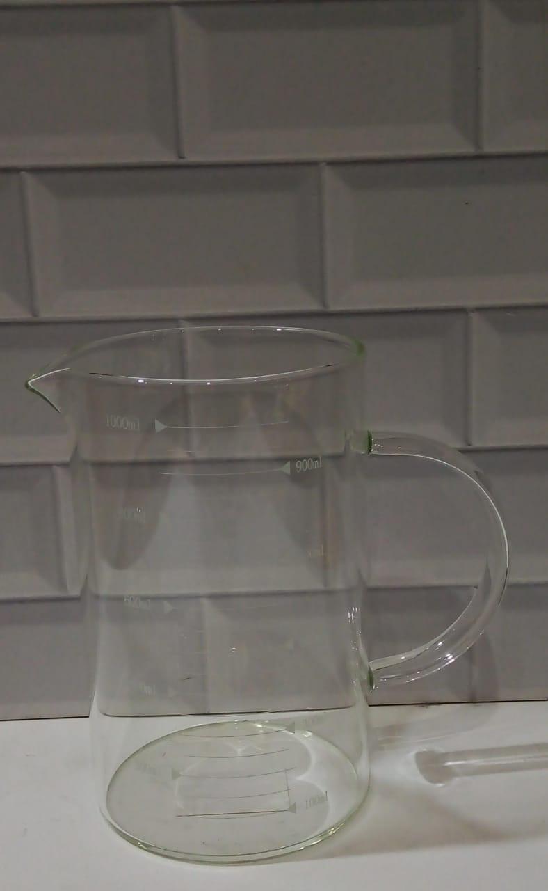 JARRA VIDRIO MEDIDOR 1000ML.