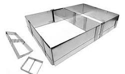 MOLDE POSTRE RECTANGULAR EXTENSIBLE