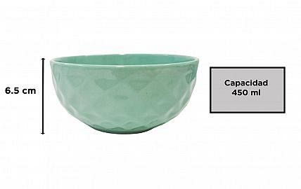 BOWL C/ROMBOS 450ML - 4 COLORES