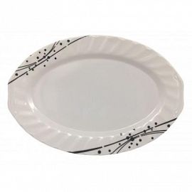 BANDEJA MELAMINA OVAL 12
