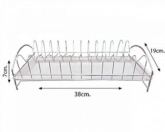 SECA PLATO ALAMBRE Y PLASTICO 19 X 38