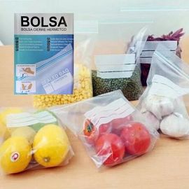 BOLSAS T/ZIP X10       27X28CM
