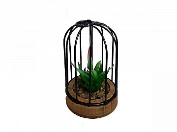 ADORNO JAULITA C/ PLANTA ART. 10X16 CM