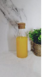 BOTELLA VIDRIO TAPON CORCHO 700 ML