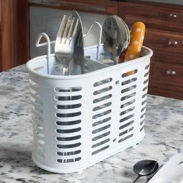 ESCURRIDOR DE CUBIERTOS METAL BLANCO IC0