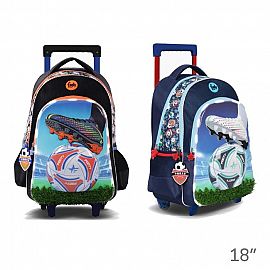 MOCHILA FOOTY C/ CARRO CHAMPIONS LEAGUE